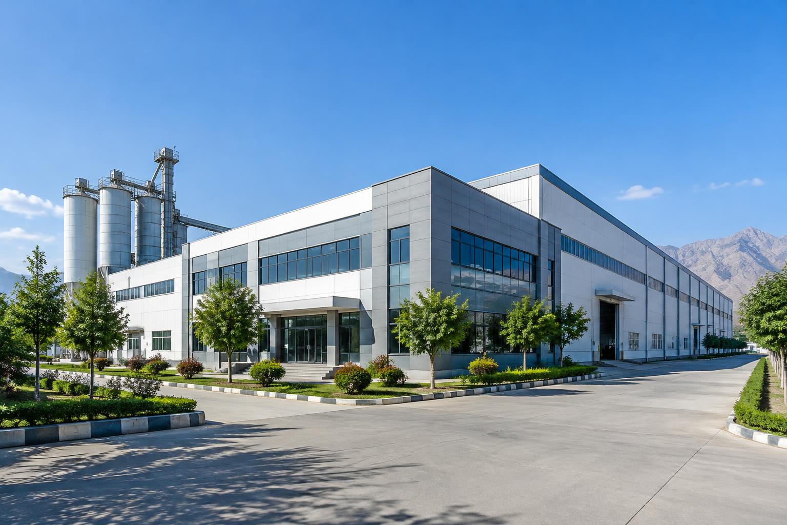 Modern Iranian manufacturing facility